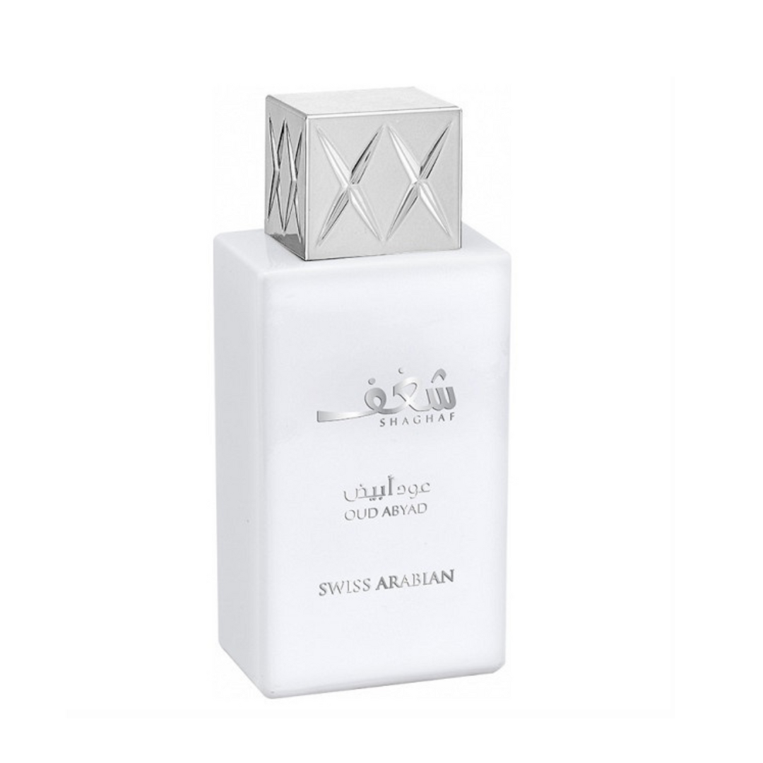 Šveices Arābijas Shaghaf Oud Abyad smaržots ūdens unisex 75ml