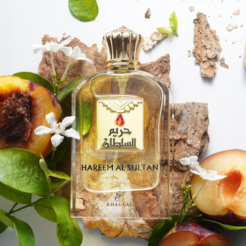 Khadlaj Hareem Al Sultan nišiniai arabiški unisex kvepalai EDP – vaisiškas, saldus ir ilgai išliekantis kvapas.