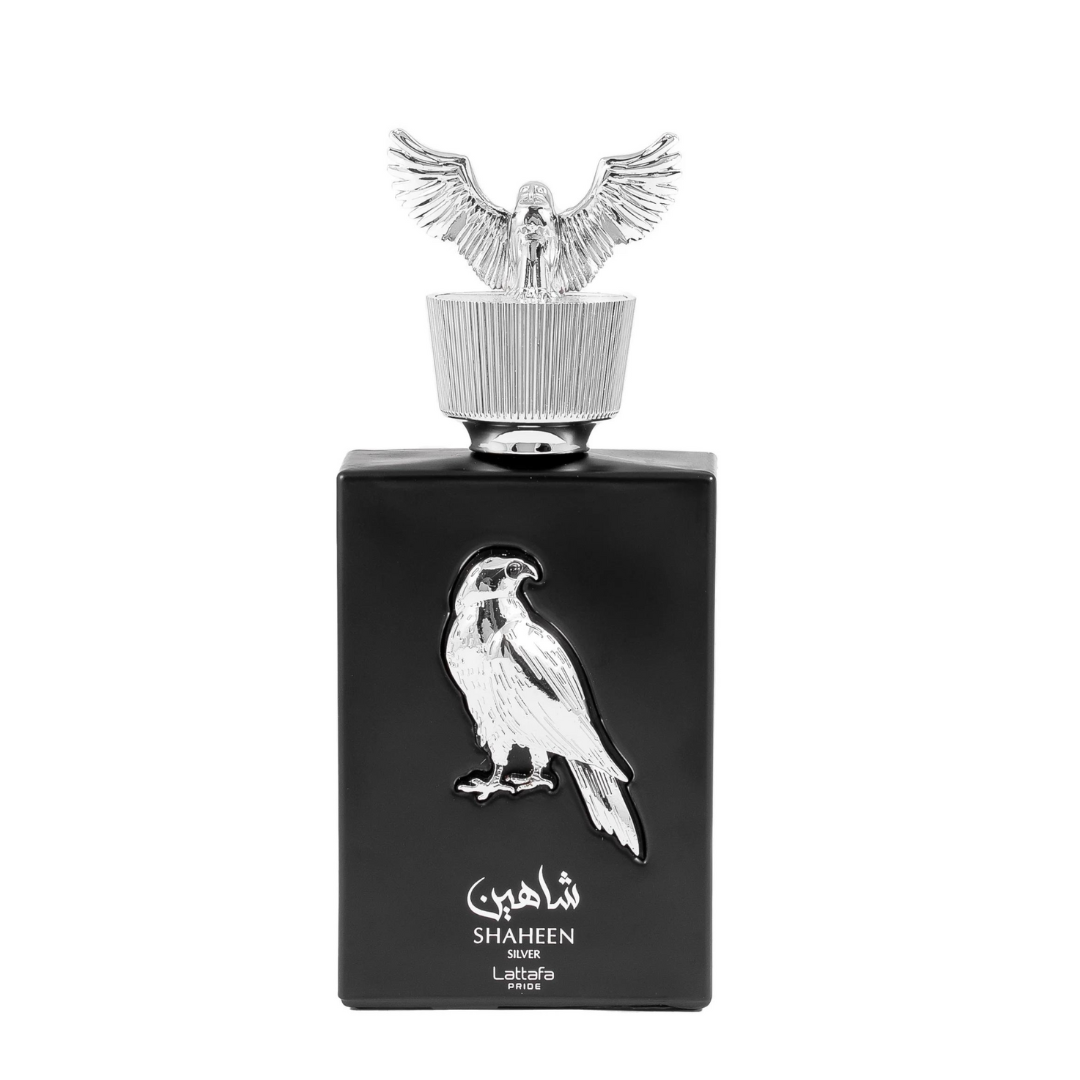 Lattafa lepnums Šaheen sudraba smaržots ūdens unisex 100ml