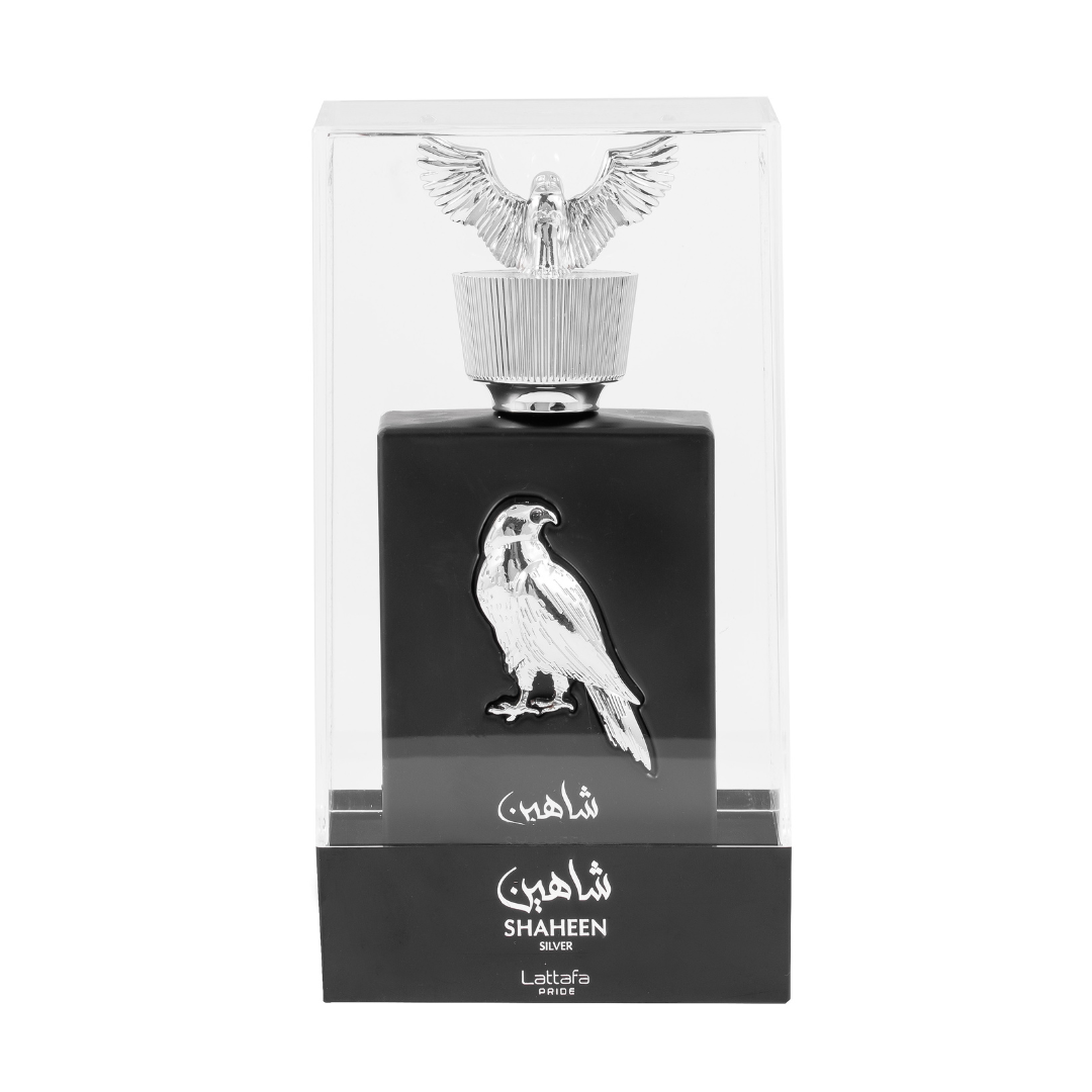 Lattafa lepnums Šaheen sudraba smaržots ūdens unisex 100ml