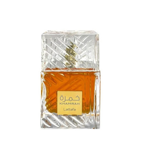 Lattafa Khamrah perfume bottle