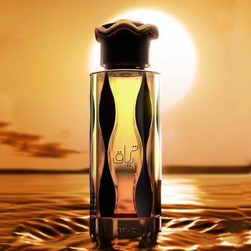 Lattafa Teriaq Intense nišiniai arabiški unisex kvepalai EDP – prabangus, ilgai išliekantis kvapas.