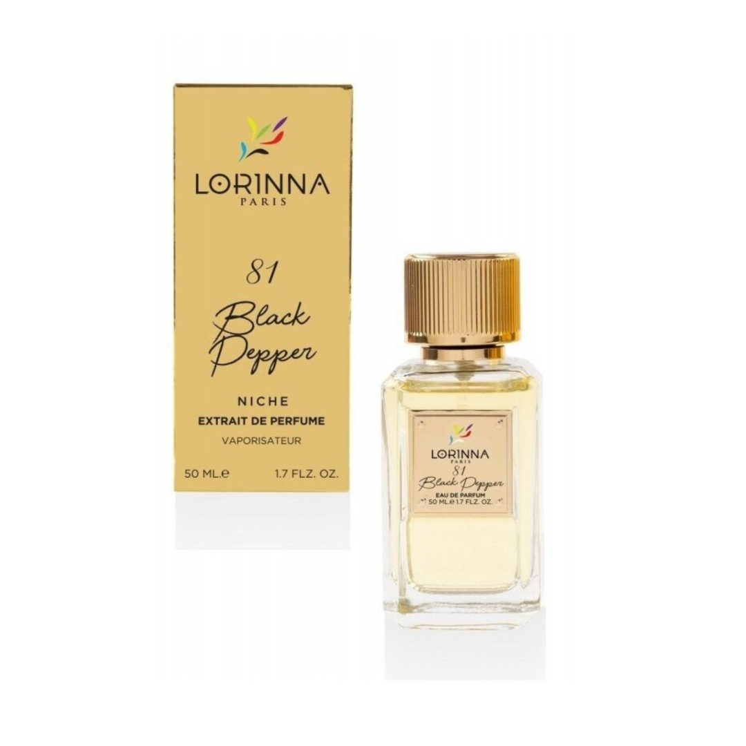 Lorinna melno piparu ekstrits de smaržas unisex 50ml