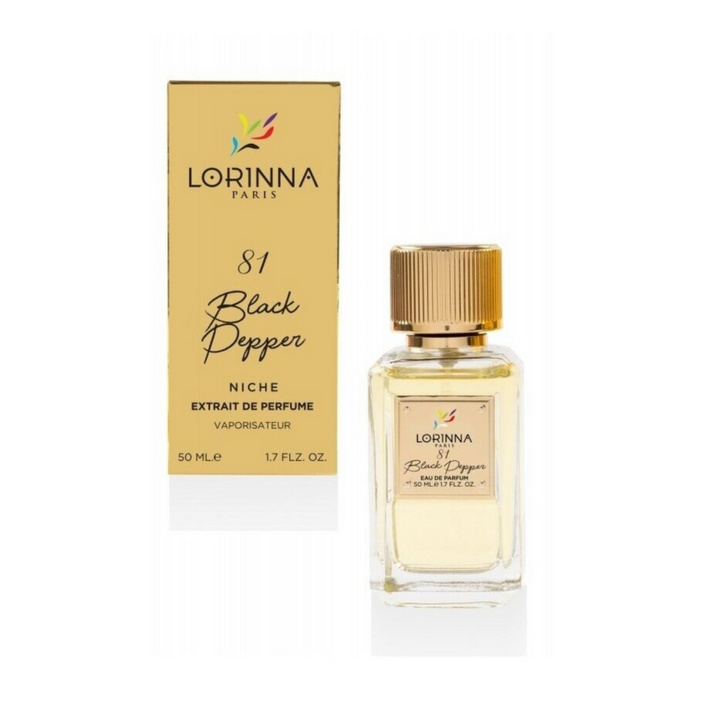 Lorinna melno piparu ekstrits de smaržas unisex 50ml