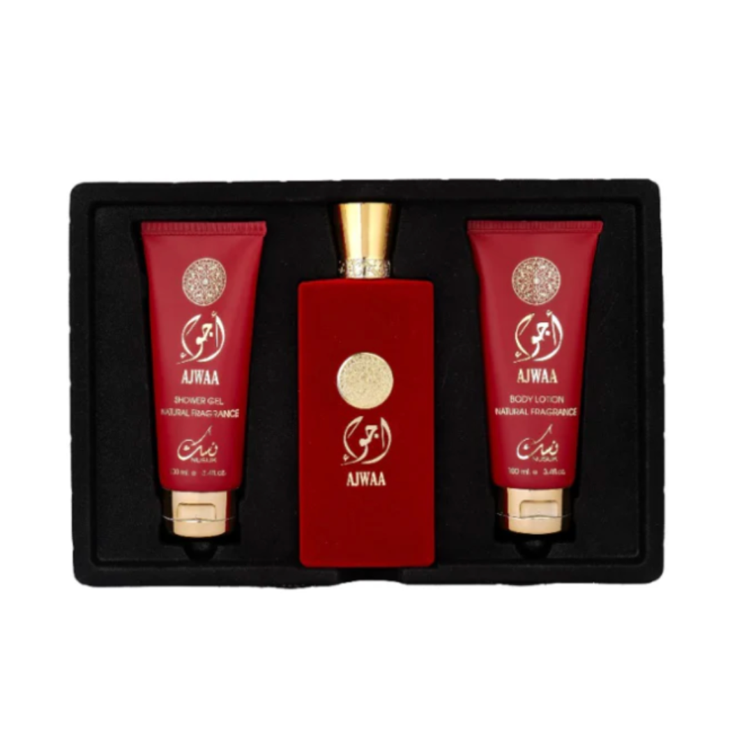 Nusuk Ajwaa Murakaz Concentrated Red Set
