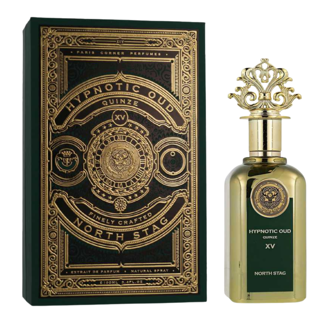 Parīzes stūra ziemeļu staga hipnotiskā oud quinze xv ekstrit de parfum unisex 100ml