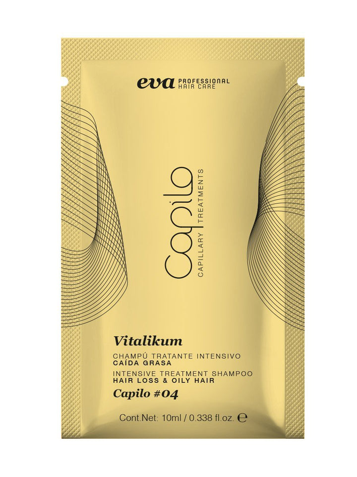 Capilo Vitalikum shampoo #04 - šampūnas slenkantiems ir riebaluotis linkusiems pl. - SHADE CITY