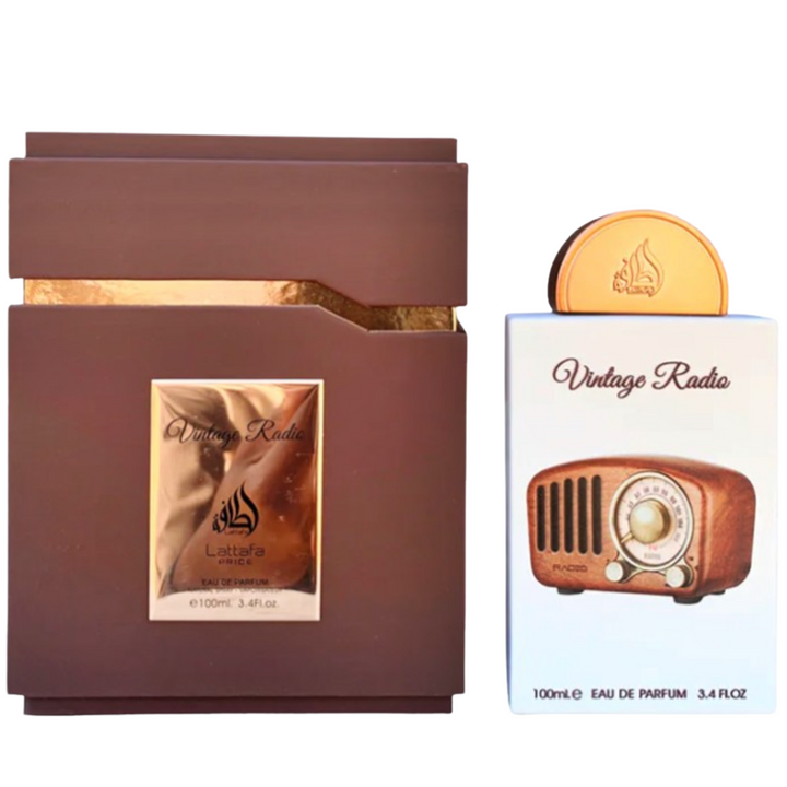 Lattafa Vintage Radio – Niche Arabic Unisex Perfume, EDP 100 ml