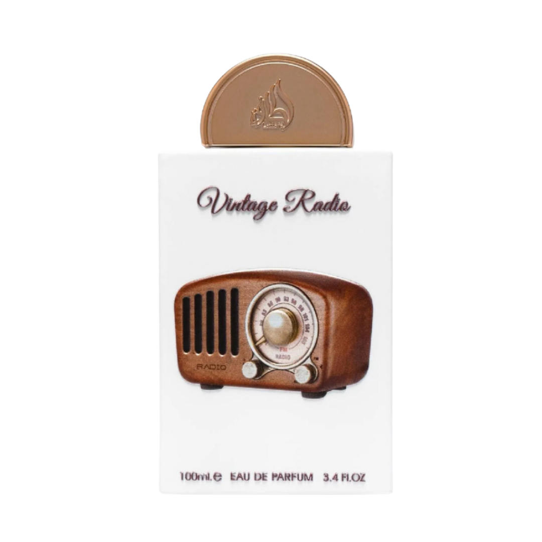 Lattafa Vintage Radio – Niche Arabic Unisex Perfume, EDP 100 ml